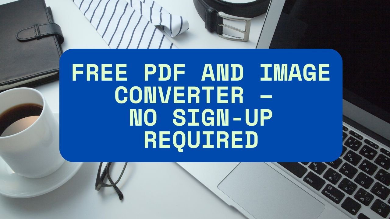 Free pdf and media converter